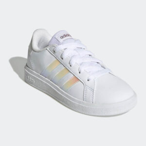 gy2326 adidas grand court 2 0 k paidika athlitika papoutsia se leuko xrwma 1