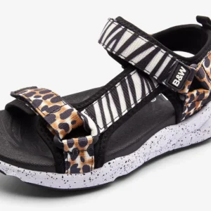 b w junior zapatos sandalias tiras animal print strips sandals 1159278387 700x