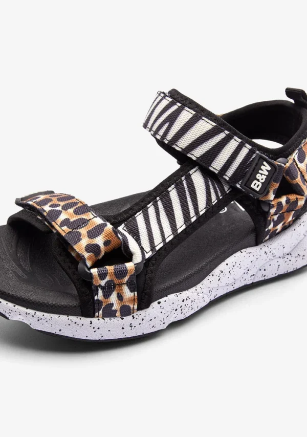 b w junior zapatos sandalias tiras animal print strips sandals 1159278387 700x
