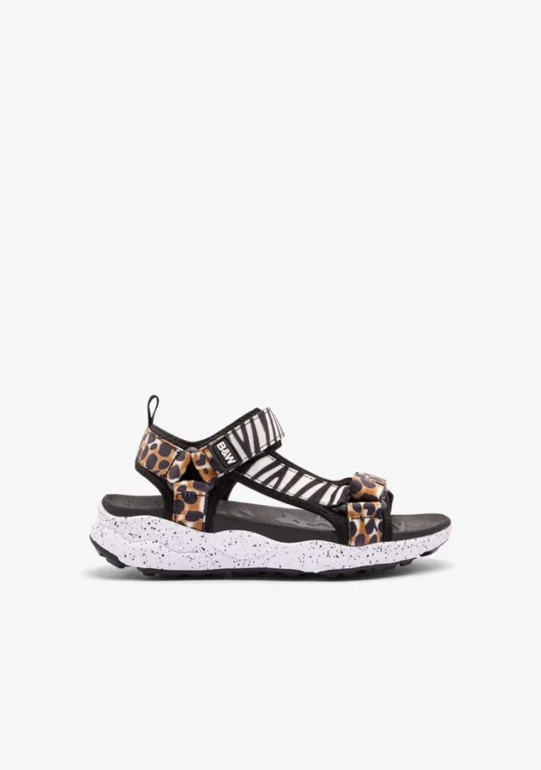 b w junior zapatos sandalias tiras animal print strips sandals 1159278389 700x