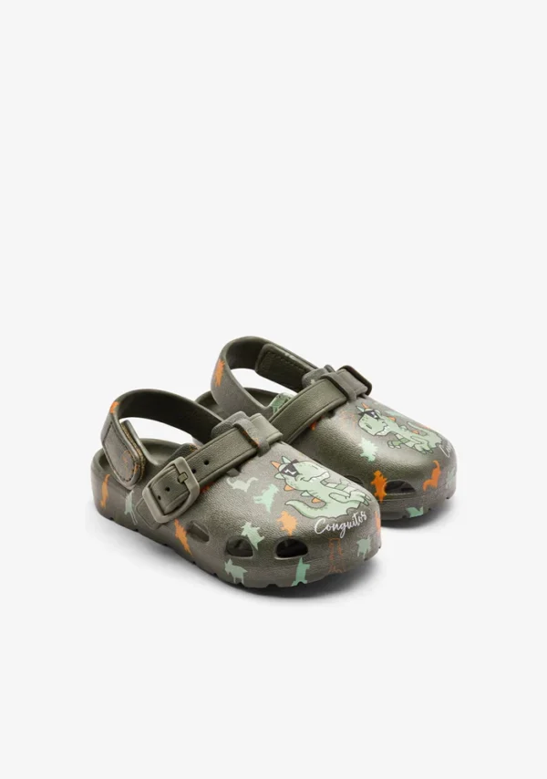 conguitos zapatos sandalias zueco green dinosaur clog 73373182230909 700x