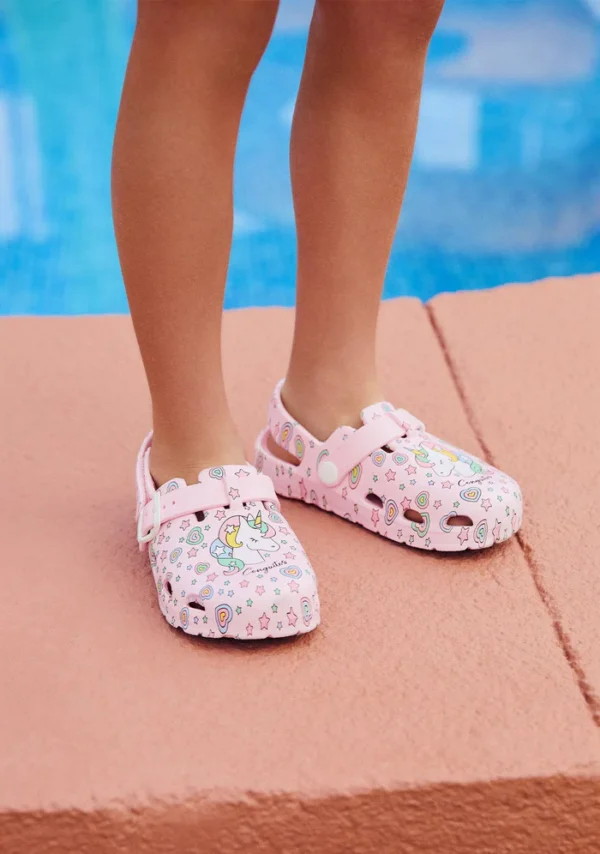 conguitos zapatos sandalias zueco pink unicorn clog 1159277998 700x