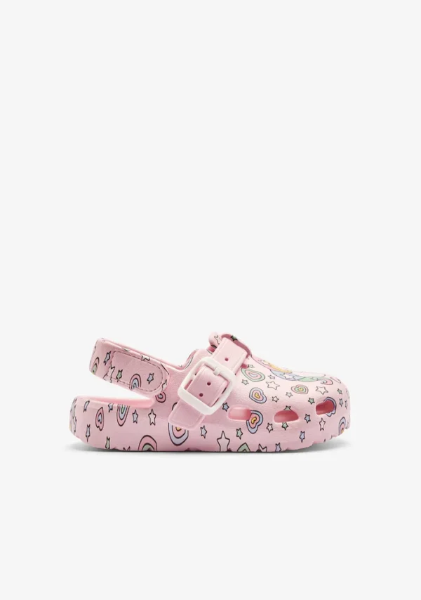 conguitos zapatos sandalias zueco pink unicorn clog 73373188456829 700x
