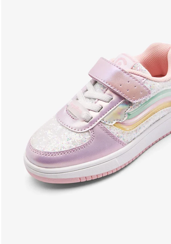 conguitos zapatos sneakers pink rainbow sneakers with lights 72422530220413 700x
